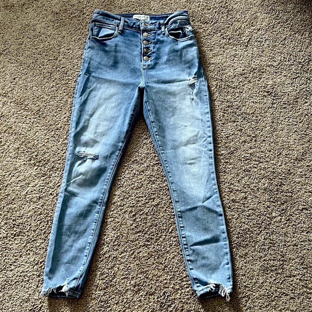 Abercrombie Curve Love Super Skinny High Rise